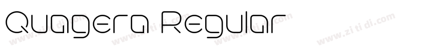Quagera Regular字体转换 Quagera Regular字体转换